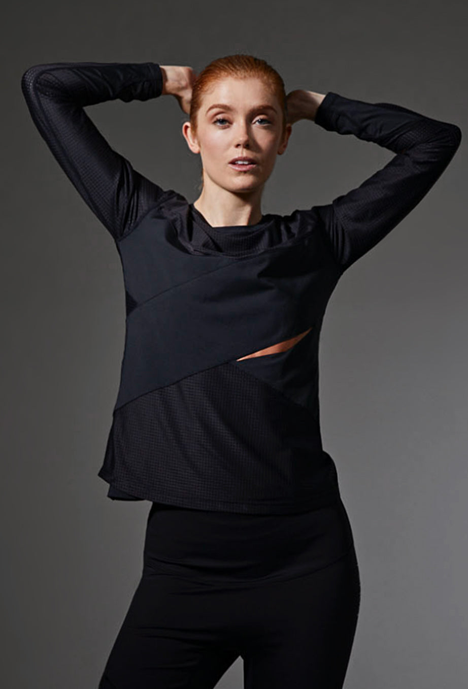 Petra Long sleeve top - Black