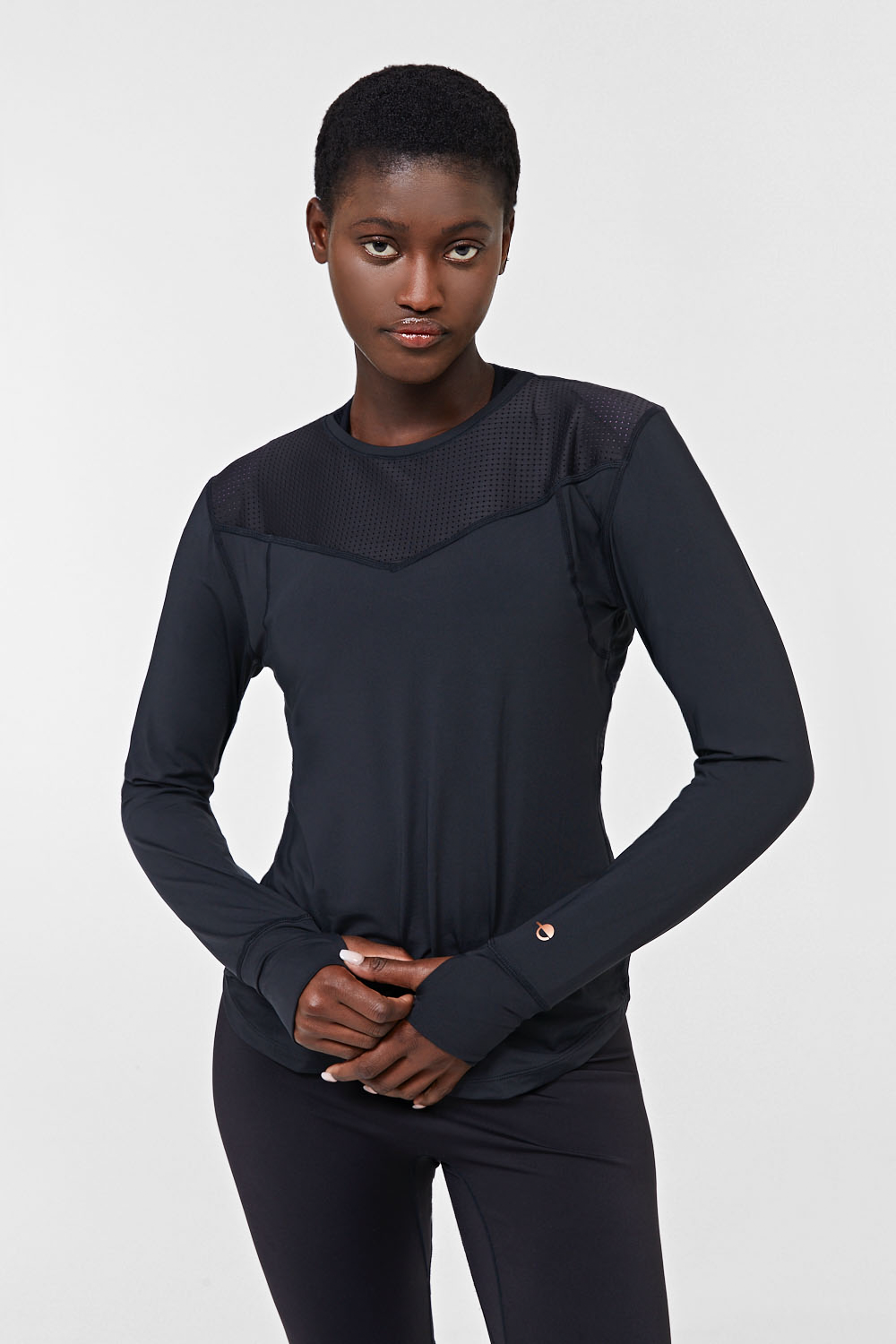 Salalah long sleeve top - Black